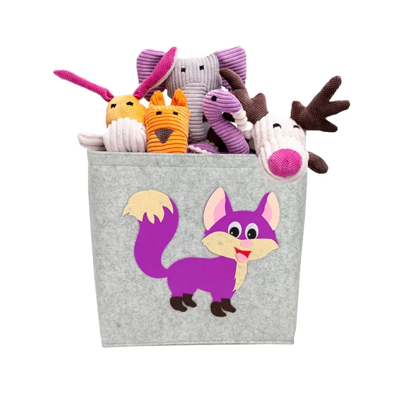 Caixa de armazenamento dobrável em cubo, cestas para lavanderia, brinquedos, roupas, organização, animal, estimação