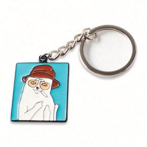 Promotional Logo Soft Enamel Double Sided Keychains Charm Animal Horse Gift Zinc Alloy Custom Metal <b>Key</b> <b>Ring</b> with Free Samples - Product Image 4