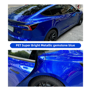 Vinilo Adhesivo para Automóviles Azul Zafiro Súper Brillante, Película de Vinilo Ultra Brillante, Impermeable y con Acabado Metálico de Alto Brillo - Product Image 5