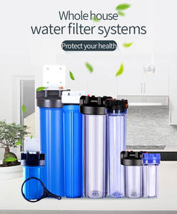 3 चरण 20 इंच पानी फिल्टर प्रणाली पानी फिल्टर आवास बिग ब्लू एकल पानी फिल्टर कारतूस आवास - Product Image 2