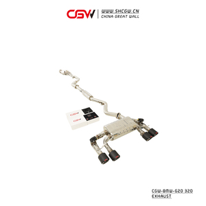 <span class=keywords><strong>Precio</strong></span> de fábrica, tubo de bajada de calidad superior y tubos de silenciador de escape completo Catback con Control de válvula y puntas cuádruples para <span class=keywords><strong>BMW</strong></span> G20 <span class=keywords><strong>320</strong></span> - Product Image 2