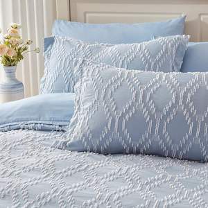 Juego de Ropa de Cama Boho de Microfibra con Diseño de Mechones, Tamaño Individual, 2 Piezas, para Todas las Temporadas, Venta al Por Mayor - Product Image 6