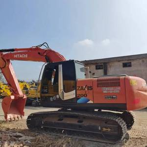 Excavadora HITACHI ZX200 Usada de Alta Calidad en Venta a Bajo Precio, Incluye Motor, Caja de Cambios, Bomba de Engranajes, Rodamientos y PLC - Product Image 1