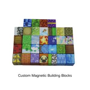 Bloques Magnéticos de Plástico Personalizados de 2.0cm y 2.5cm, Juego de Bloques Magnéticos Educativos para el Aula y Educación <span class=keywords><strong>en</strong></span> el Hogar - Product Image 5