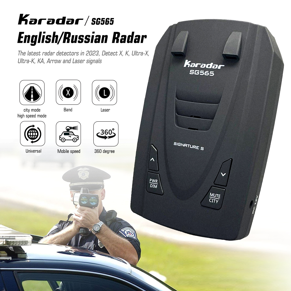 Karadar 2 In 1 Anti Radar Detector Radar Detecting City Highway Auto Mode X K CT