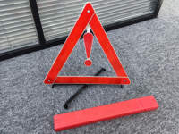 Triangle d'avertissement d'urgence pliable pour la sécurité routière