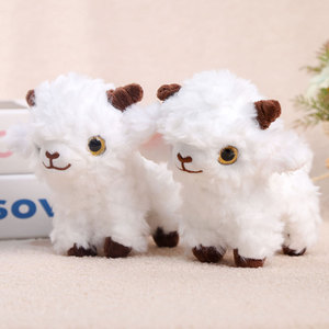 Peluche Mouton de Simulation Mignonne en Coton PP Rembourrée 11-30cm, Cadeau d'Anniversaire, Décoration Maison, Jouet en Tissu, Accessoires 100% Coton - Product Image 1