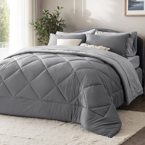 Couette en microfibre et couette en polyester uni Couette matelassée épaisse pour un bon sommeil - Product Image 2