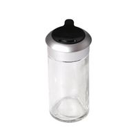Dropshipping Bouteilles à épices en verre avec couvercles en plastique Shakers multi-trous rotatifs Poivre/sel Vente en gros Fournitures de cuisine en stock