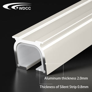 Ceiling Curtain Curved Curtain Rail Ceiling Track Silent Curtain Railing Track for Window Curved - Product Image 3