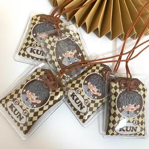 Two-Dimensional Couple Car Hanging Gift Embroidered Omamori Star Merchandise Support Textile Fabric Crafts Sewing Technique Yarn