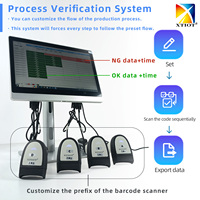 XTS10 Software Fabricación Sistema de producción Escaneo de código de barras para gestión de inventario
