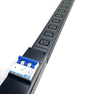 Unité de <span class=keywords><strong>distribution</strong></span> d'énergie PDU Prise PDU 6 voies C13 et 4 voies C19 avec disjoncteur 2P Protection contre les surcharges Protection contre les fuites - Product Image 1