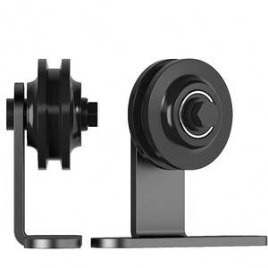 WEKIS - Riel de Acero Negro Resistente en Forma de T de 2 m para Puertas Correderas, con Instalación con Tornillos, para Dormitorio o Cocina - Product Image 2