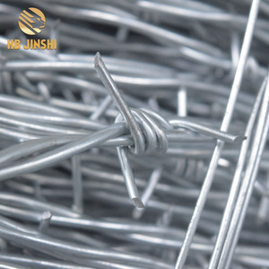 <span class=keywords><strong>Alambre</strong></span> de Púas de Acero <span class=keywords><strong>Galvanizado</strong></span> de Alta Calidad HB JINSHI Factory, Calibre 14 x 12, para Seguridad - Product Image 3