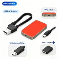 Hard Disk Eksternal SSD Magnetik Oranye/Hitam Kapasitas Penuh Grosir Pabrik 120gb 240g 1tb 2tb USB3.0 Tipe-C