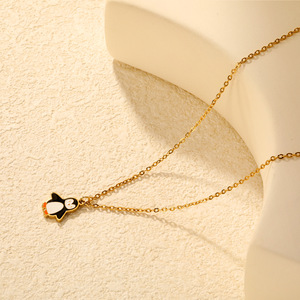Cartoon <b>Penguin</b> Pendant Necklace Zinc Alloy Chain For Women Gift <b>Jewelry</b> Accessory - Product Image 3