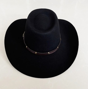 Chapeau haut de forme à large bord A112001, style cavalier, équestre, jazz, 100% laine, pour occasions décontractées ou fêtes - Product Image 2