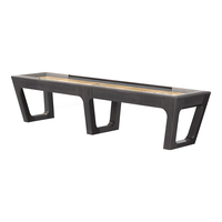 Anpassbare 9ft/12ft/14ft/16ft/18ft/20ft/22ft Indoor-Sporttische Holz-Shuffleboard-Billard mit Schieferplatte für Clubs