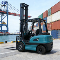 Chariot élévateur électrique certifié CE/ISO prêt à être expédié, capacité 3 tonnes, chariot élévateur entièrement électrique certifié pour l'exportation