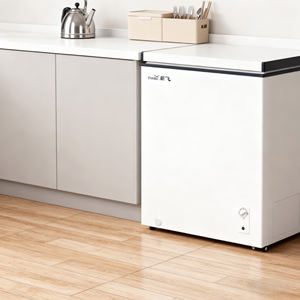 Frestec 200L derin dondurucu, ev kullanımı için enerji verimli dondurucu, dondurulmuş gıda ve bakkaliye saklamak için kompakt ve güvenilir - Product Image 1