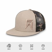 Gorra de Béisbol con Bordado 3D y Logotipo Personalizado, Gorra Snapback con Bordado Lateral e Impresión de Letras en el Borde, Proveedor Mayorista