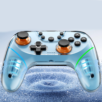 Manette sans fil multiplateforme pour Nintendo Switch, manette de jeu universelle, joystick double Hall, manette avec éclairage RBG
