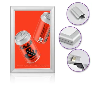 Рекламный дисплей Lightbox A0/A1/A2/A3/A4 алюминиевая рамка для плаката оснастка ультратонкий рекламный светодиодный тонкий световой короб