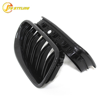 Calandre avant en fibre de carbone M5 F10 pour BMW Série 5 F10, calandre double à double lamelle, aérations de pare-chocs avant