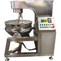 Équipement industriel d'autocuiseur de bouilloire à double paroi inclinable pour la sauce vapeur faire bouillir le sucre pour le lait de soja et de maïs de noix