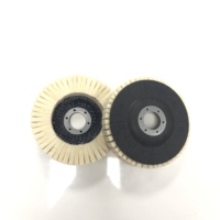 115*22mm laine feutre polissage rabat disque feuille laine meulage tampon polissage tampon polissage roue pour verre et miroir