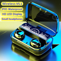 Écouteurs sans fil M10 originaux avec affichage LED, écouteurs intra-auriculaires sportifs V5.3 ANC, recharge inversée TWS