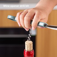 Handmatige keukenhulp 3-in-1 aardappelmes & flesopener, reisvriendelijk, roestvrij staal