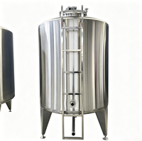 Cuve de mélange SS304/316L avec agitateur pour sauces, boissons, yaourts, eau et traitement de l'eau