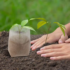 Tessuto Non tessuto monouso biodegradabile vivaio borsa piante piantina di crescita sacchetti - Product Image 3