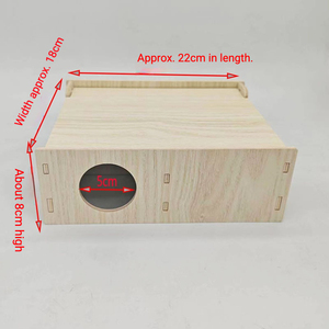 Large Multi-Functional <strong>Hamster</strong> Hide <strong>House</strong> Made <strong>of</strong> Eco-Friendly Wooden Material for Assembly - Product Image 4