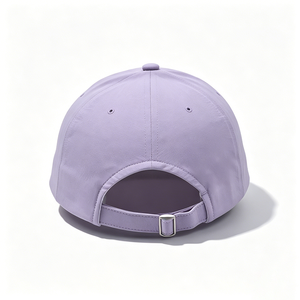 Beige Polyester/Cotton 6-Panel Baseball Cap Curved Monochrome Embroidery Sporty Letter Pattern Canvas Fabric Adjustable Metal - Product Image 5