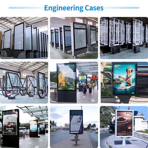 Yeroo noir <span class=keywords><strong>film</strong></span> affiche boîte au sol debout Double face publicité boîte à lumière affiche pour la publicité commerciale - Product Image 5