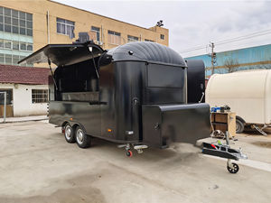 Camión de Comida Rápida, Mini Food Truck, Carrito de Hot Dogs, Café, Helados, Remolque de Comida con Cocina Completa de Aluminio para Snacks, Dulces y Papas Fritas - Product Image 3