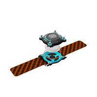 IP68 Protection Complète Étanche Dur TPU Couverture Porte-clés Collier Titulaire Airtag Cas pour Grands Chats Chiens