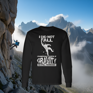 Camiseta de manga larga con cita de alpinista para escalador de montañas - Product Image 3