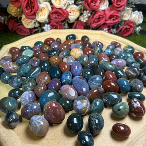 Piedras de cristales de alta calidad Kindfull, <span class=keywords><strong>jaspe</strong></span> de océano, cristales curativos caídos, piedra caída para Decoración - Product Image 5