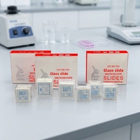 Slides 7101 7105 Coverslips Microscope Glass Slides Polished Frosted Surfaces Non-Chemically