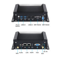 Ordinateur Minipc de Dubaï Intel Core I3-6167U Linux Arm Fanless Mini Motherboard Desktop Barebone Personal Portable PC