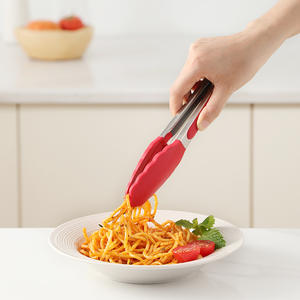Pinces à spaghetti transfrontalières en acier inoxydable de 7, 9, 12, 14, 16 pouces – Ustensiles de cuisine pour servir les pâtes - Product Image 1