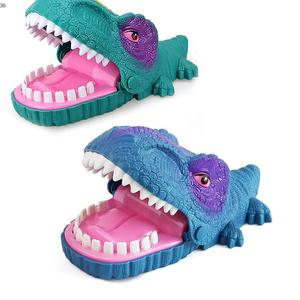 Enfants fête bureau chanceux jeux délicats nouveauté Gag interactif <span class=keywords><strong>dessin</strong></span> <span class=keywords><strong>animé</strong></span> fou <span class=keywords><strong>dinosaure</strong></span> bouche doigt morsure jouets - Product Image 3