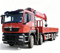 Promotion Spéciale : Camion Grue Télescopique Sinotruk 8x4 de 16 Tonnes, Hauteur de Levage de 23m, Grue Montée sur Camion pour la Construction et le Levage de Cargaisons