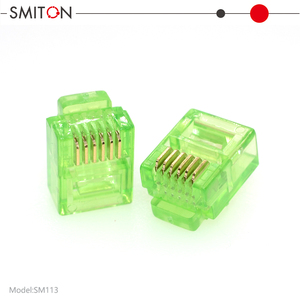 Connecteur modulaire RJ12 6P6C <span class=keywords><strong>RJ11</strong></span> avec plaqué or - Product Image 4