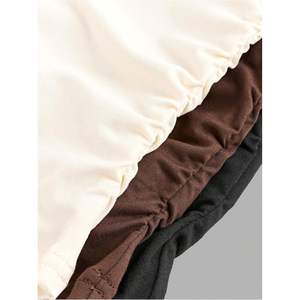 Camisolas de tirantes finos fruncidas personalizadas para mujer, ajustadas, transpirables, de punto, paquete de 3 - Product Image 2