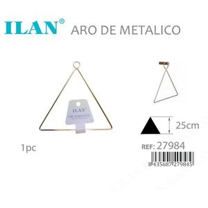 Gancio per Indumenti in Metallo Triangolare Ilan 25 Cm - Product Image 3